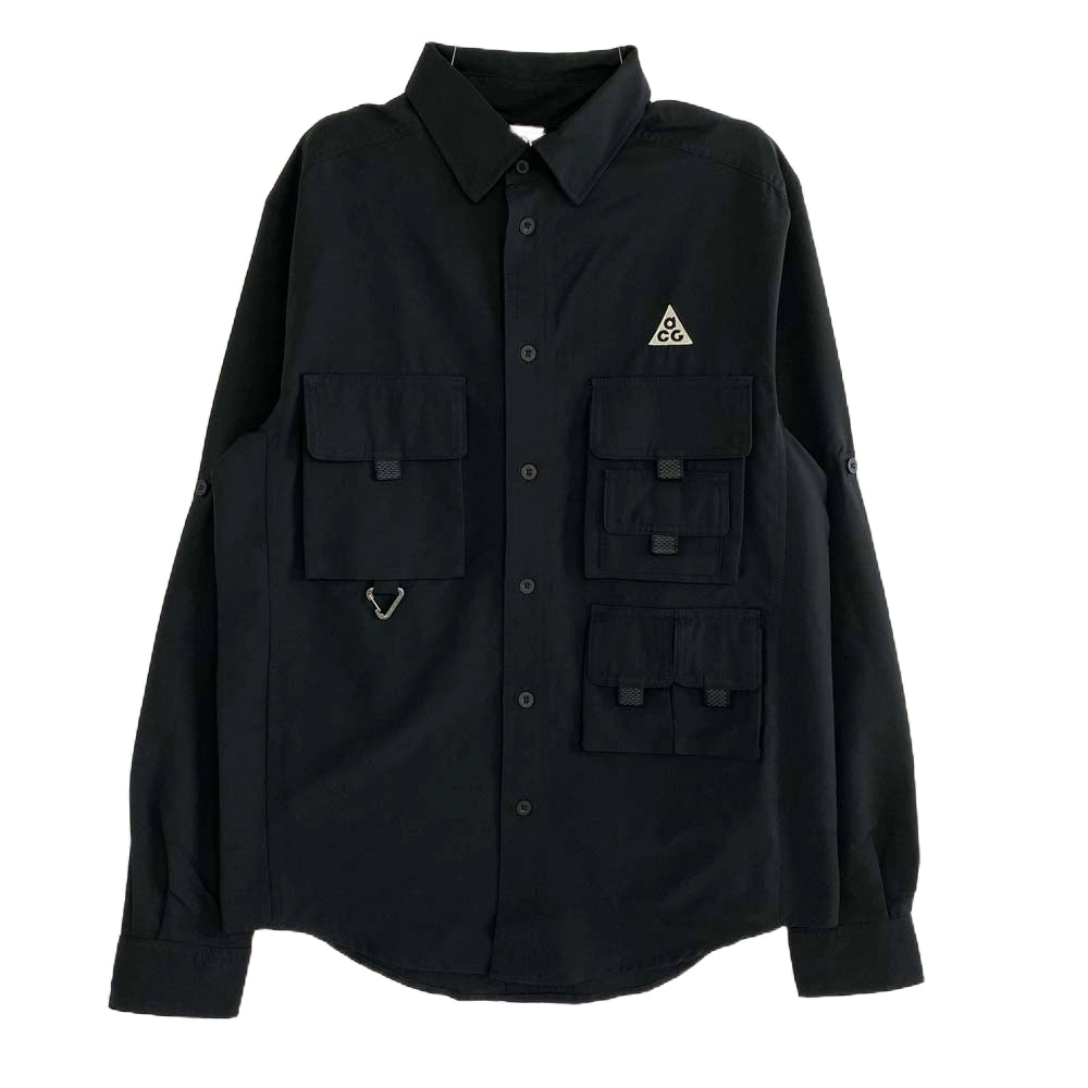 NIKE ナイキ DN3937-010 ACG Dri-FIT UV Devastation Trail ドライフィットトレイル 長袖シャツ ブラック系 S【新古品】【未使用】【中古】