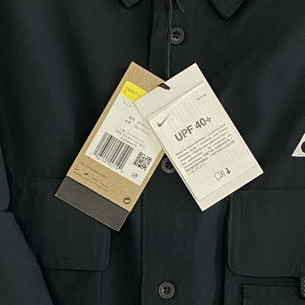NIKE ナイキ DN3937-010 ACG Dri-FIT UV Devastation Trail ドライフィットトレイル 長袖シャツ ブラック系 S【新古品】【未使用】【中古】