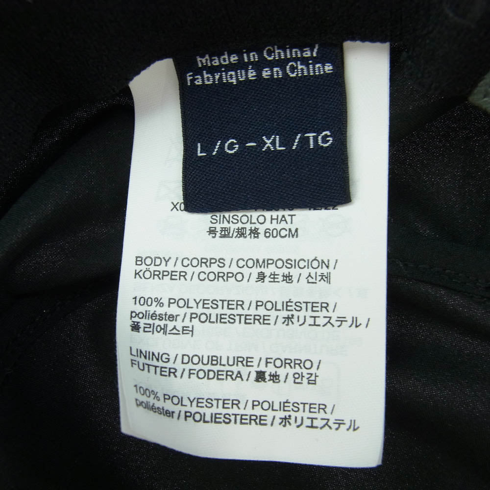 ARC'TERYX アークテリクス X000005435 Sinsolo Hat シンソロ バケット ハット ブラック系 L-XL【美品】【中古】