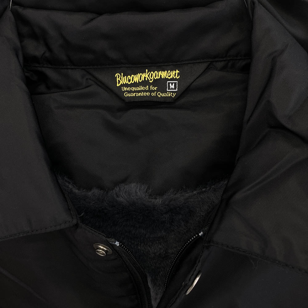 BLUCO WORK GARMENT ブルコ OL-051-021 THE RISING SUN COFFEE BOA COACH JACKET ライジングサンコーヒー ボアフリース コーチジャケット ブラック系 M【美品】【中古】