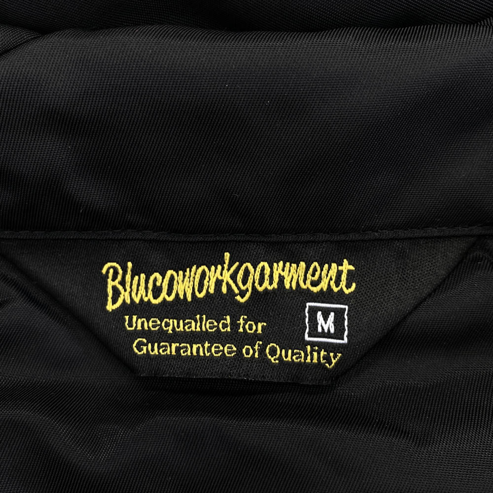 BLUCO WORK GARMENT ブルコ OL-051-021 THE RISING SUN COFFEE BOA COACH JACKET ライジングサンコーヒー ボアフリース コーチジャケット ブラック系 M【美品】【中古】