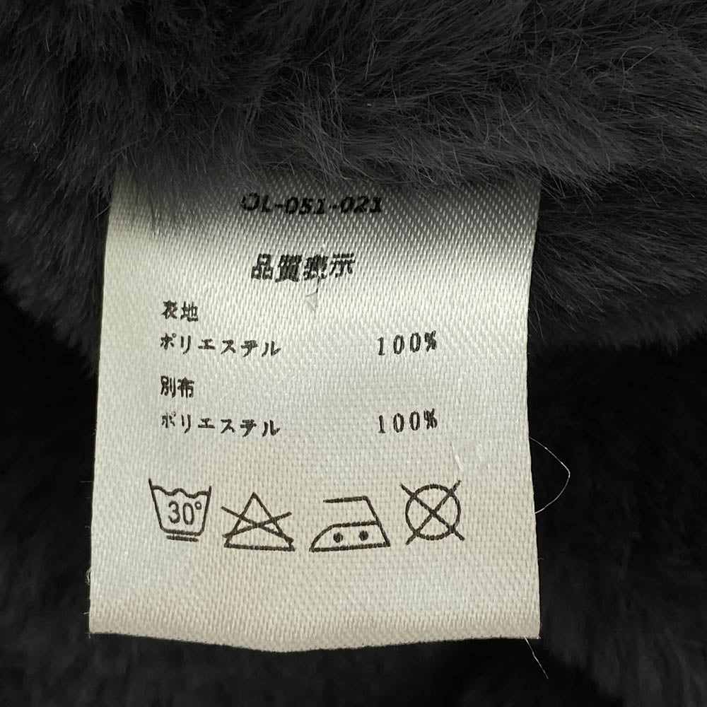 BLUCO WORK GARMENT ブルコ OL-051-021 THE RISING SUN COFFEE BOA COACH JACKET ライジングサンコーヒー ボアフリース コーチジャケット ブラック系 M【美品】【中古】