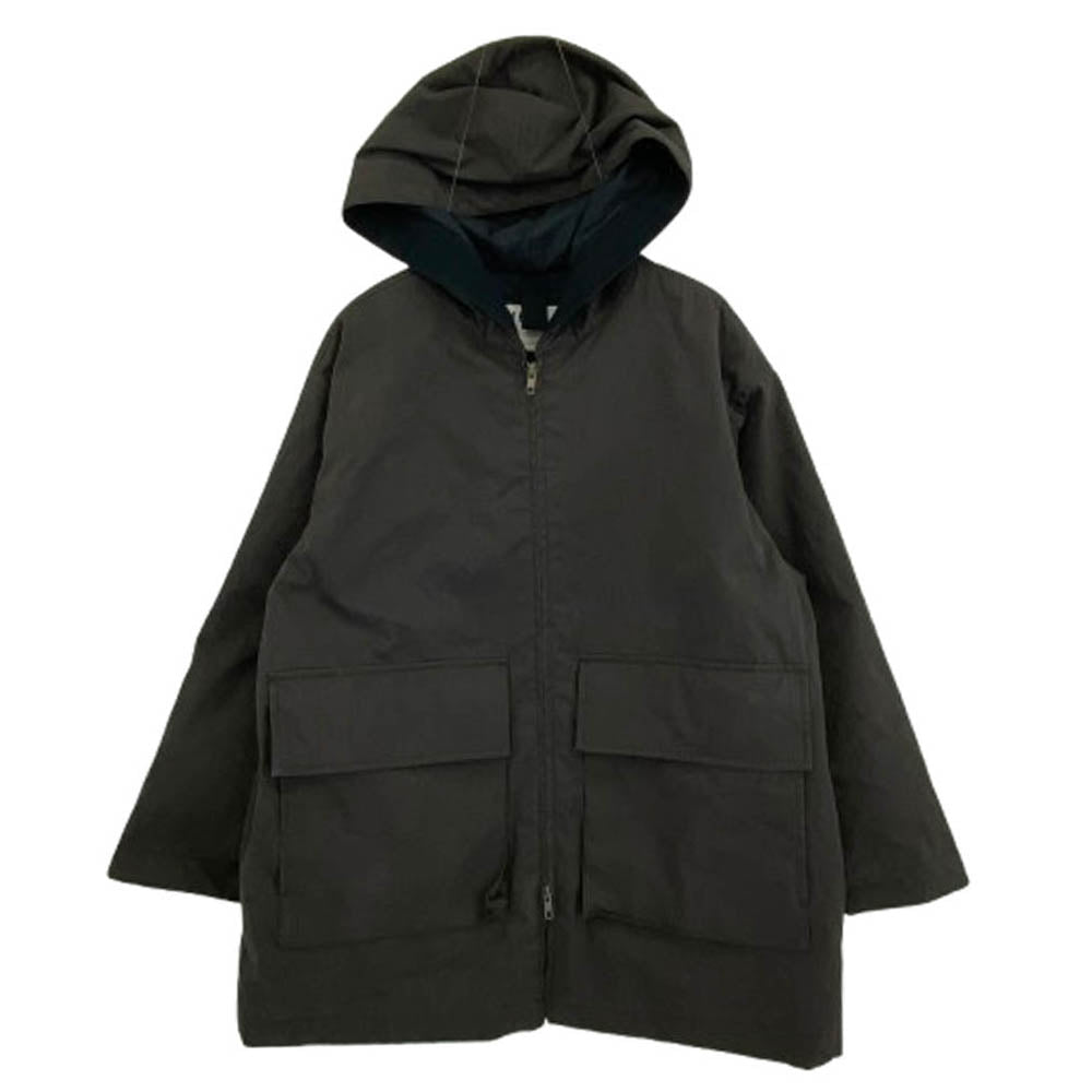 MARGARET HOWELL マーガレットハウエル 23AW 596-3210505 MILITARY COTTON NYLON CANVAS ミリタリー コットンナイロン キャンバス マウンテンパーカー フーデッド ジャケット ダークグレー系【中古】