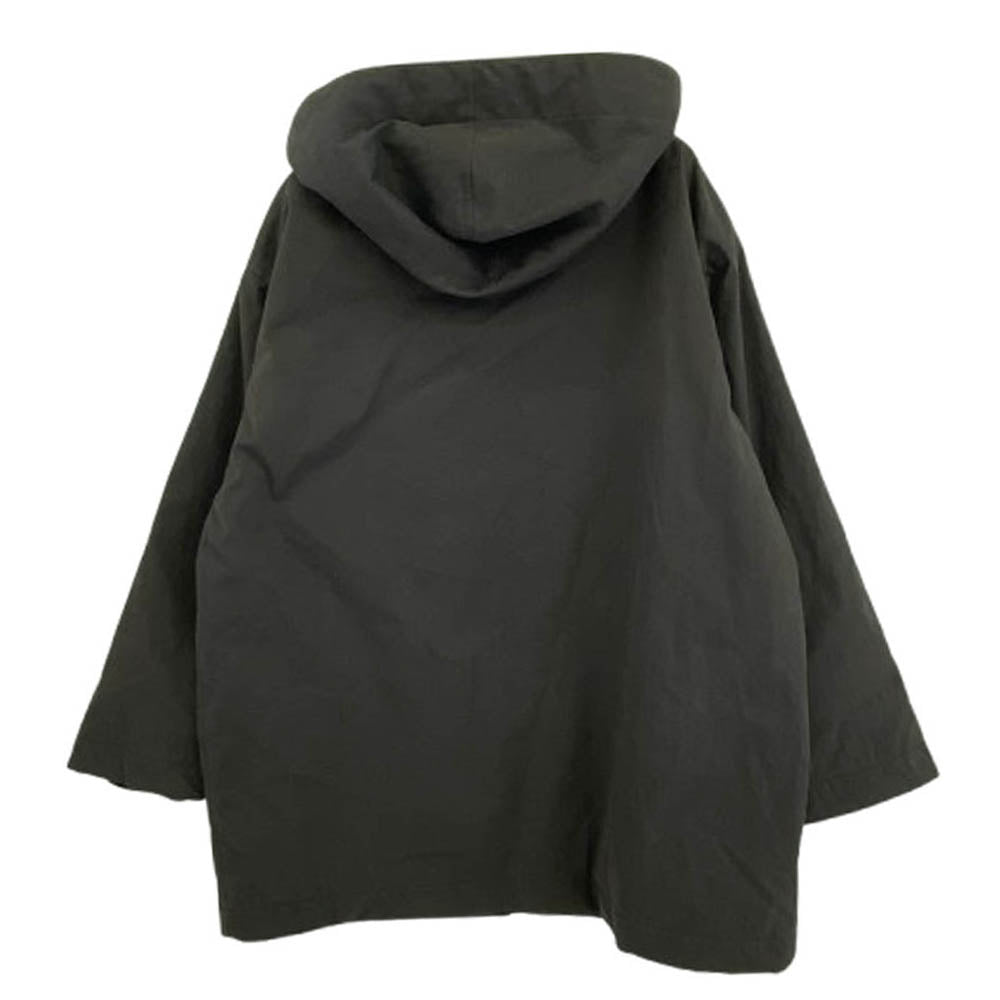 MARGARET HOWELL マーガレットハウエル 23AW 596-3210505 MILITARY COTTON NYLON CANVAS ミリタリー コットンナイロン キャンバス マウンテンパーカー フーデッド ジャケット ダークグレー系【中古】