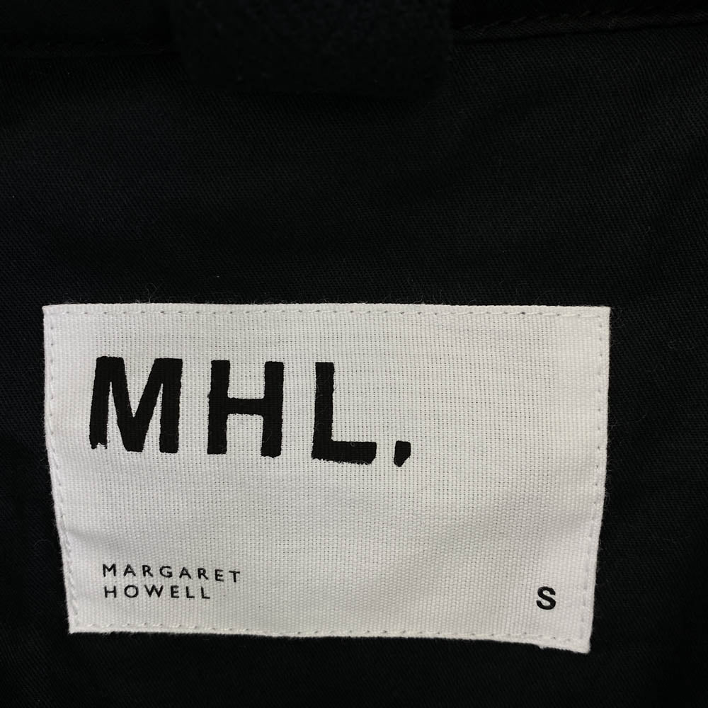 MARGARET HOWELL マーガレットハウエル 23AW 596-3210505 MILITARY COTTON NYLON CANVAS ミリタリー コットンナイロン キャンバス マウンテンパーカー フーデッド ジャケット ダークグレー系【中古】