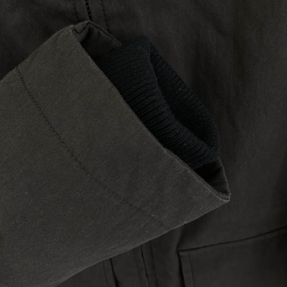 MARGARET HOWELL マーガレットハウエル 23AW 596-3210505 MILITARY COTTON NYLON CANVAS ミリタリー コットンナイロン キャンバス マウンテンパーカー フーデッド ジャケット ダークグレー系【中古】