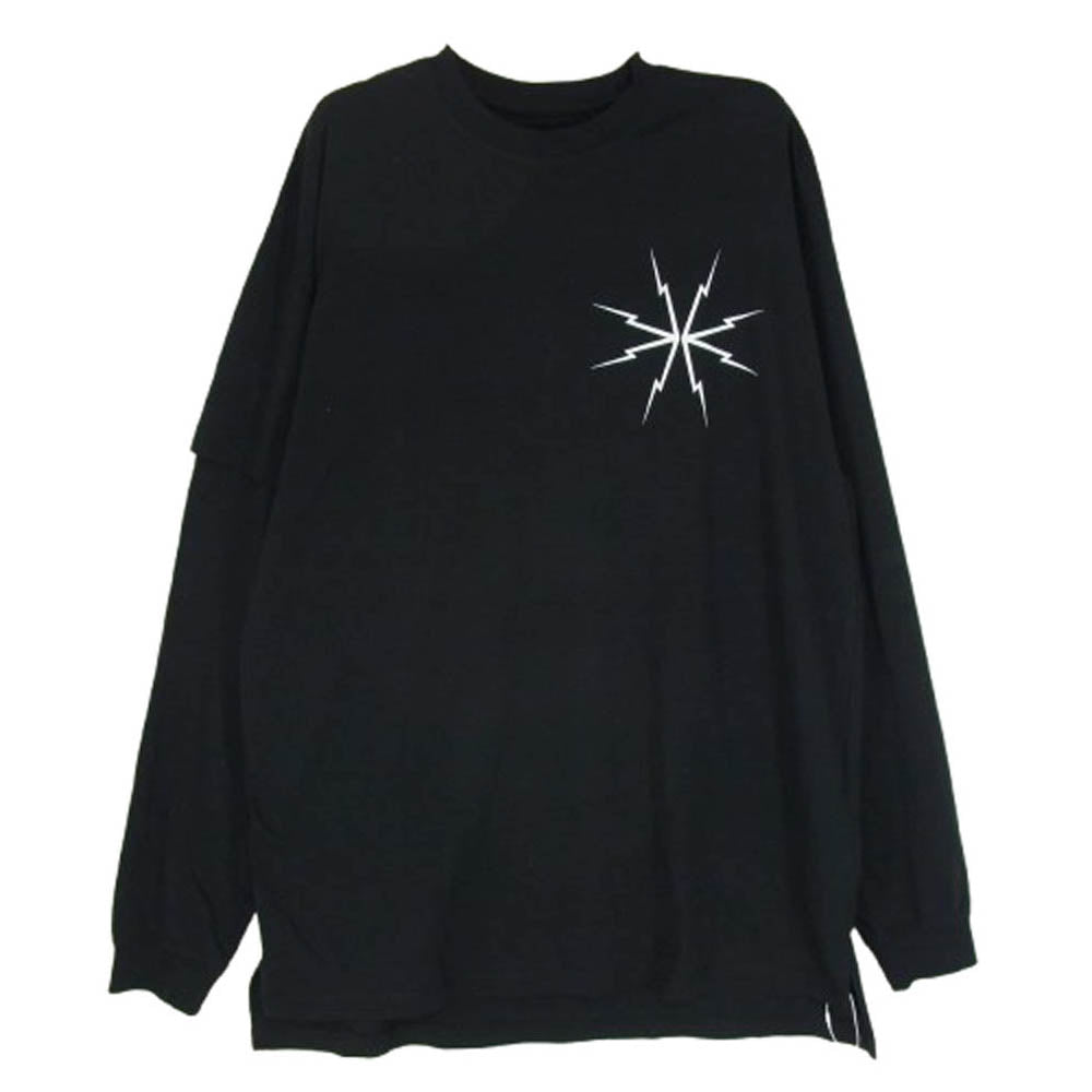 ACRONYM アクロニウム S29-PR-C PIMA COTTON LONG SLEEVE T-SHIRT コットン ロングスリーブ Tシャツ ブラック系 S【新古品】【未使用】【中古】