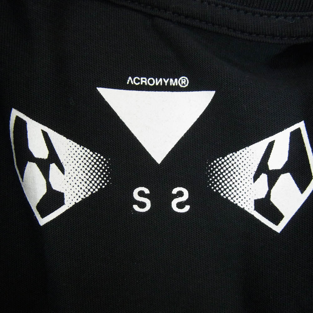 ACRONYM アクロニウム S29-PR-C PIMA COTTON LONG SLEEVE T-SHIRT コットン ロングスリーブ Tシャツ ブラック系 S【新古品】【未使用】【中古】