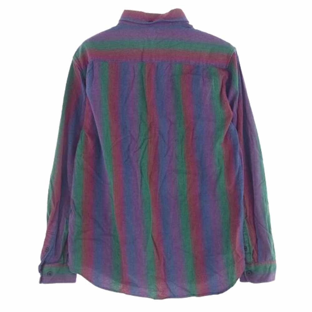 Supreme シュプリーム 14AW Ombre Stripe Shirt オンブレ ストライプ シャツ マルチカラー系 マルチカラー系 M【中古】