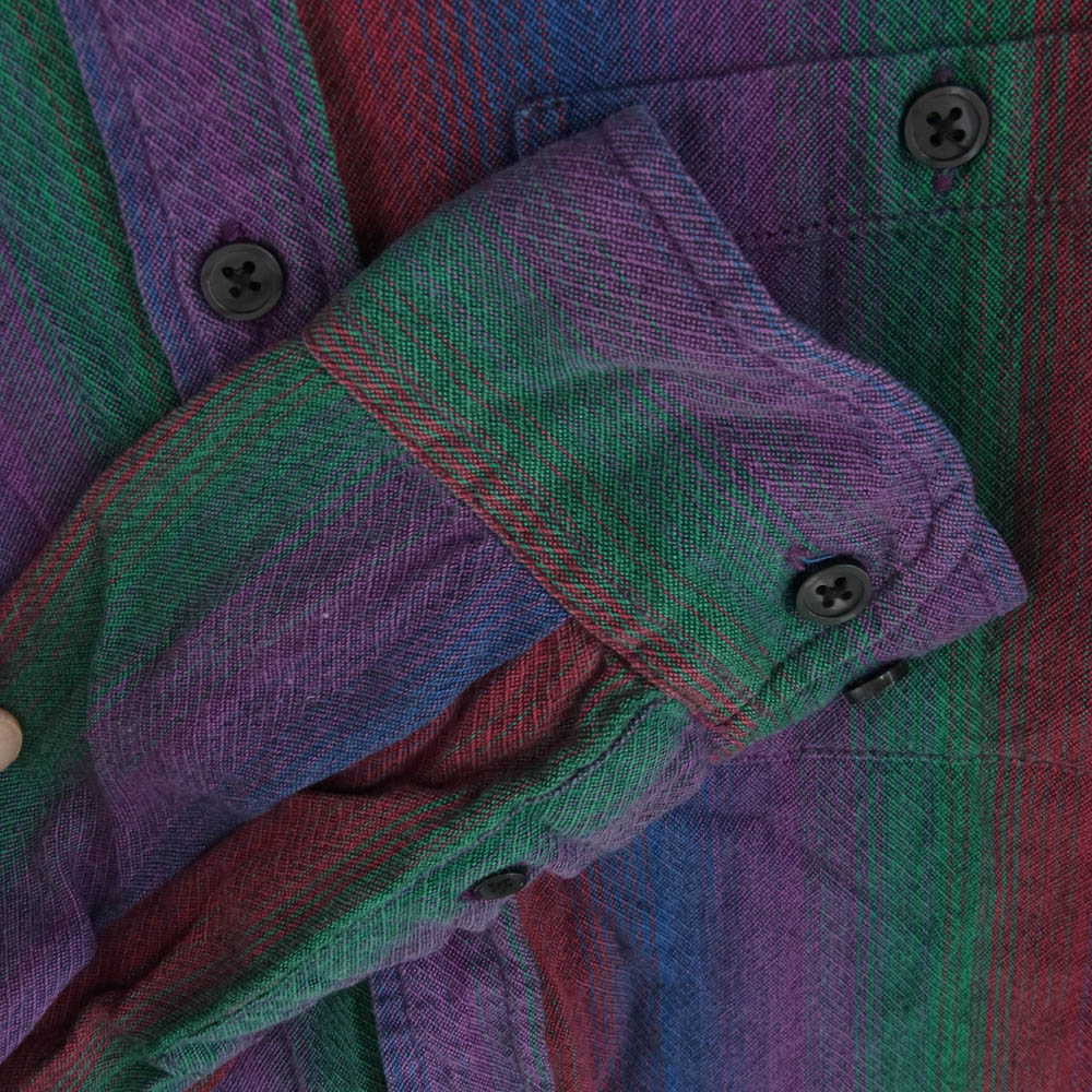 Supreme シュプリーム 14AW Ombre Stripe Shirt オンブレ ストライプ シャツ マルチカラー系 マルチカラー系 M【中古】