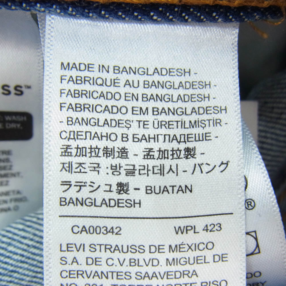 Levi's リーバイス A4750-0010 578 BAGGY JEANS バギー ジーンズ ワイド ルーズ デニム パンツ インディゴブルー系 W34【中古】
