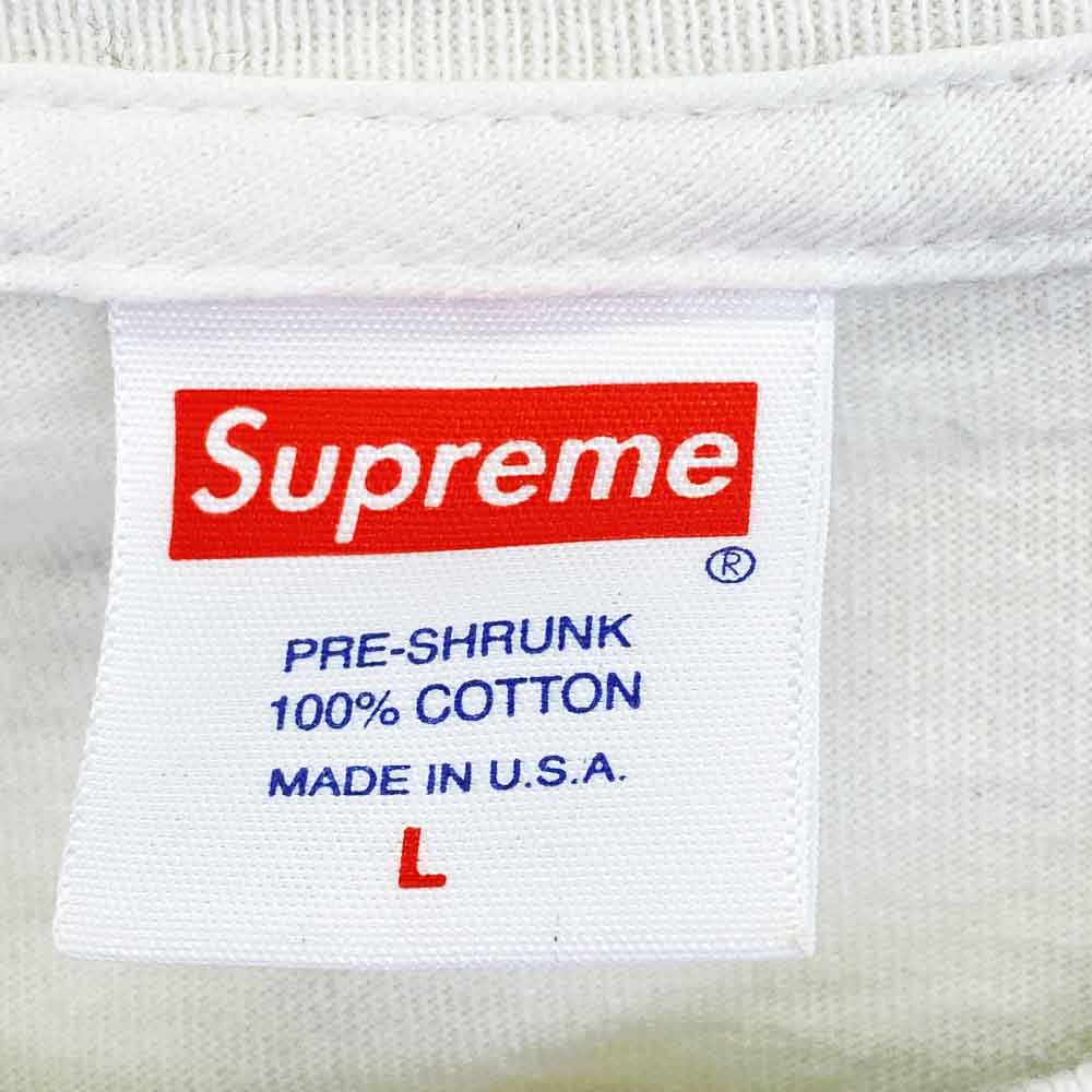 Supreme シュプリーム 19AW Bible Tee バイブル 聖書 フォト 半袖 Tシャツ ホワイト ホワイト系 L【中古】