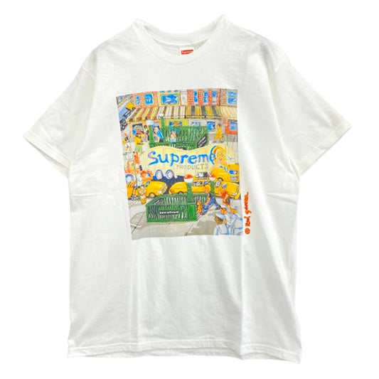 Supreme シュプリーム 22SS Manhattan Tee マンハッタン Tシャツ ホワイト ホワイト系 L【中古】