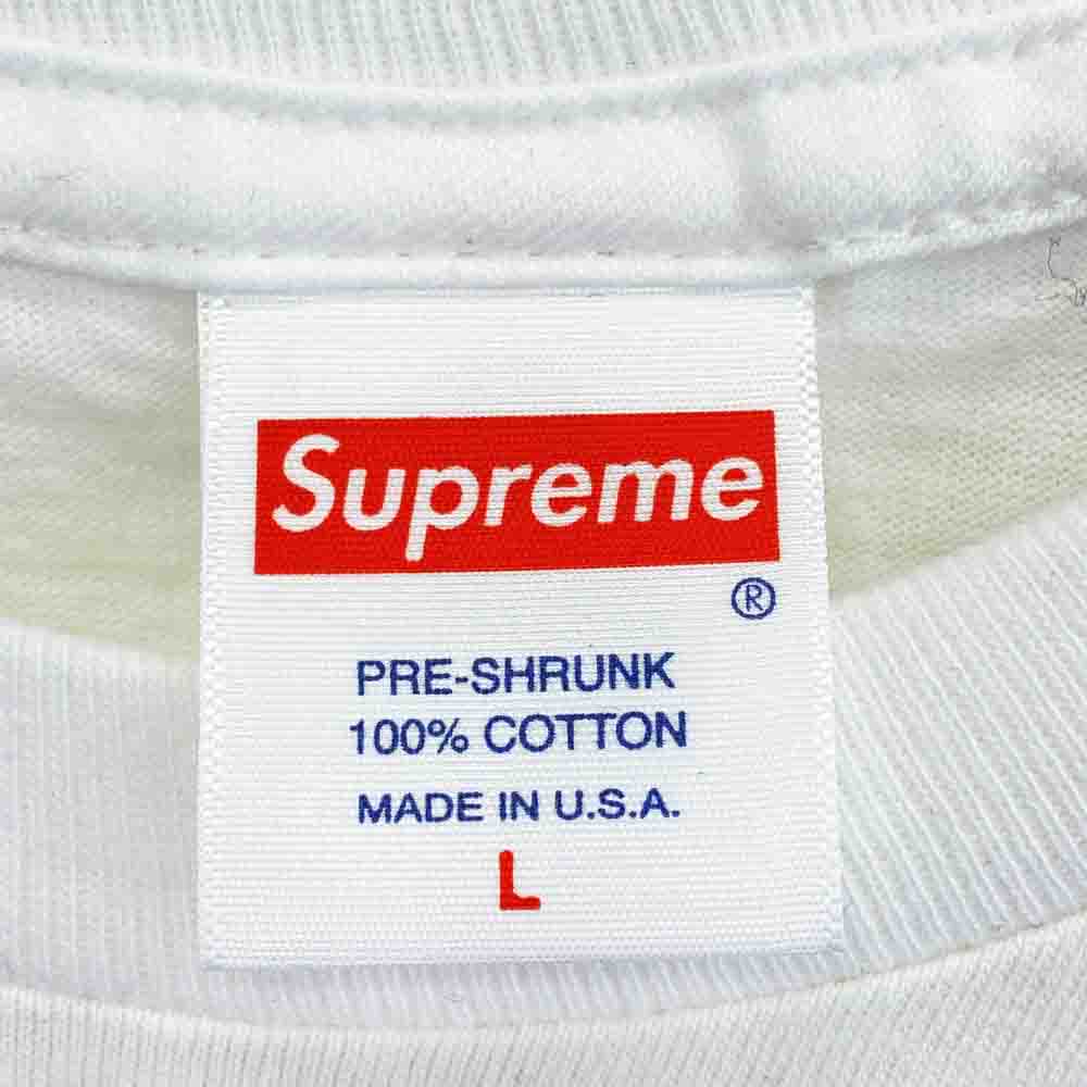 Supreme シュプリーム 22SS Manhattan Tee マンハッタン Tシャツ ホワイト ホワイト系 L【中古】