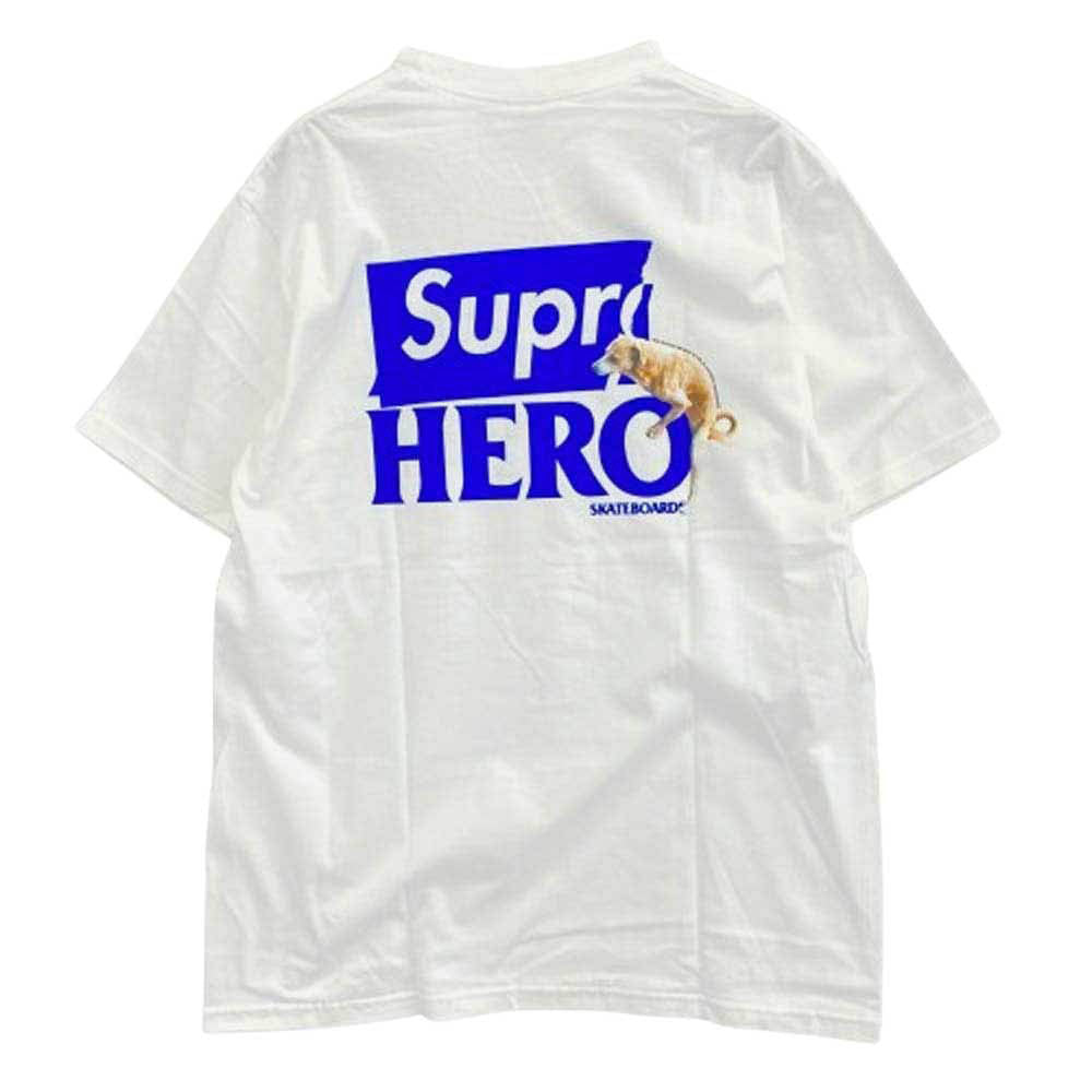 Supreme シュプリーム 22SS ANTIHERO Dog Tee アンタイヒーロー ドッグ Tシャツ ホワイト ホワイト系 L【中古】