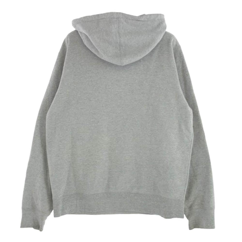 Supreme シュプリーム 19SS Tag Logo Hooded Sweatshirt タグ ロゴ フーディ パーカー グレー系 M【中古】