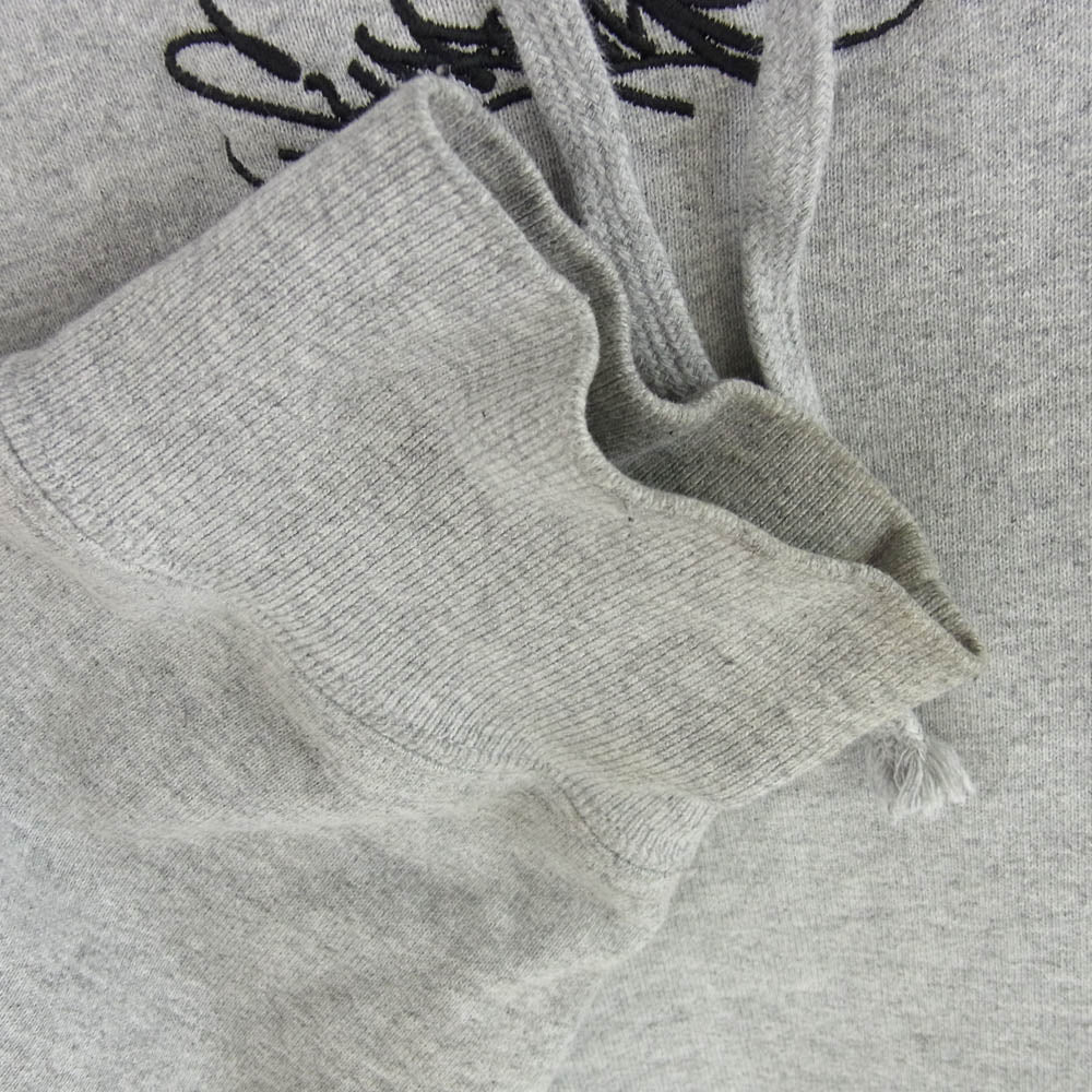 Supreme シュプリーム 19SS Tag Logo Hooded Sweatshirt タグ ロゴ フーディ パーカー グレー系 M【中古】