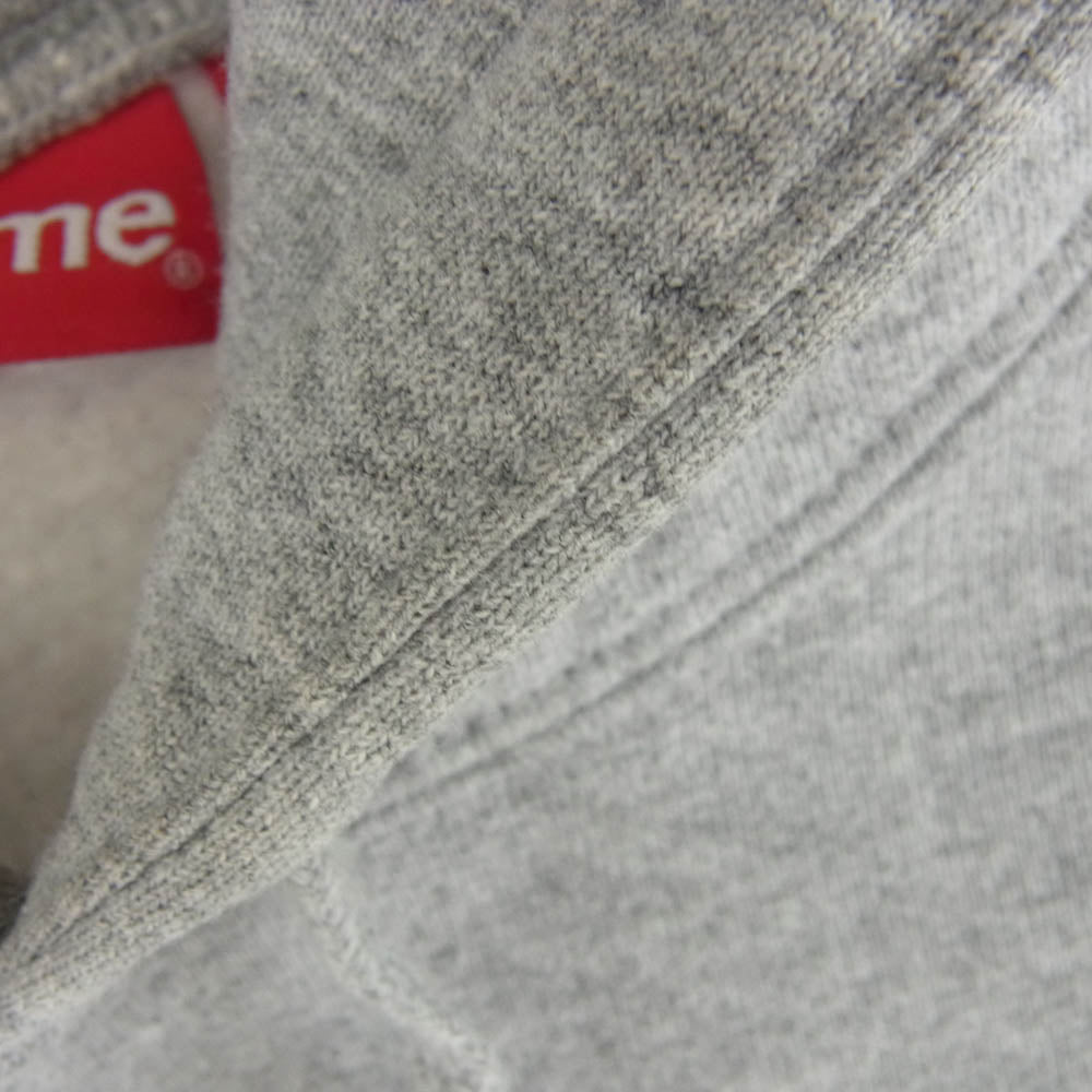 Supreme シュプリーム 19SS Tag Logo Hooded Sweatshirt タグ ロゴ フーディ パーカー グレー系 M【中古】