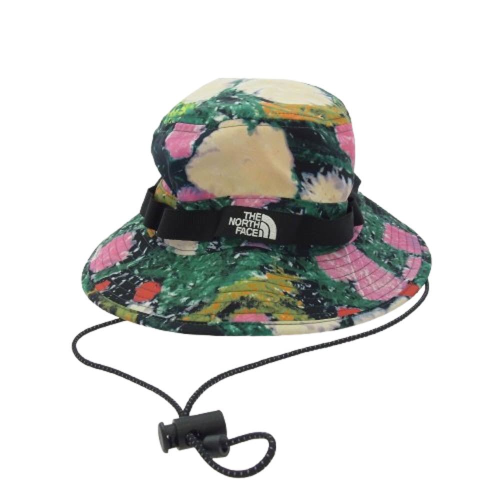 Supreme シュプリーム 22SS × The North Face Trekking Crusher Hat Flowers ノースフェイス トレッキング クラッシャー ハット 帽子 マルチカラー系 M【美品】【中古】
