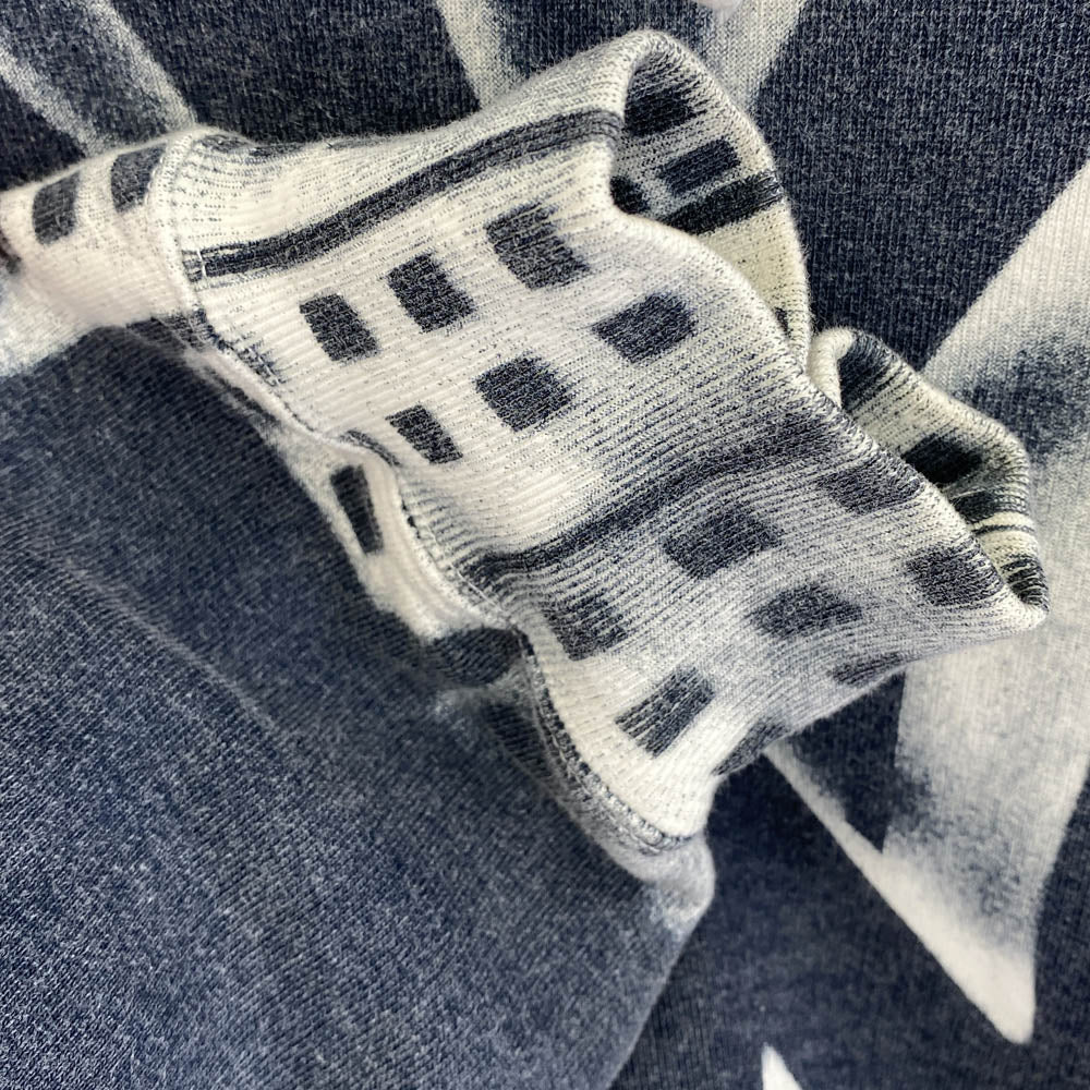 Supreme シュプリーム 21AW New York Yankees Airbrush Hooded Sweatshirt ニューヨーク ヤンキース プルオーバー パーカー ネイビー ホワイト L【中古】