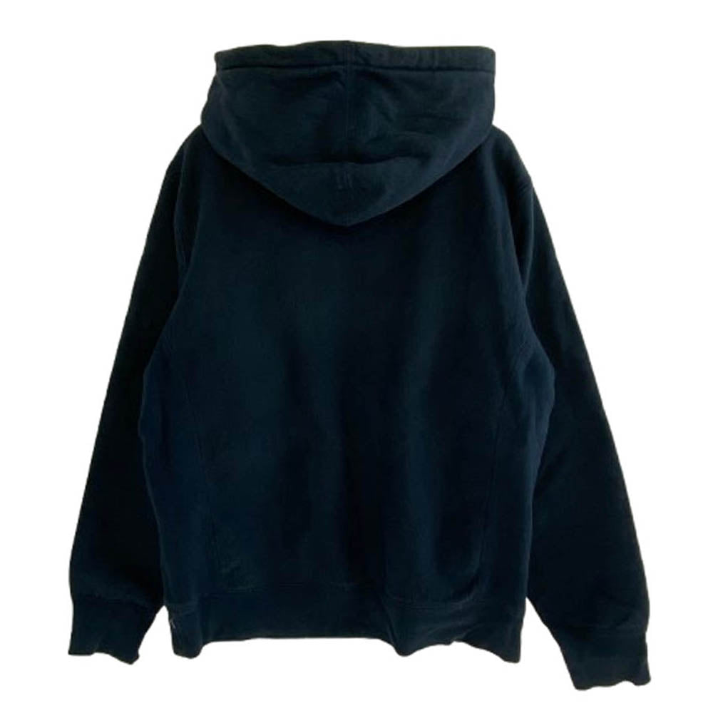 Supreme シュプリーム 17AW Arabic Logo Hooded Sweatshirt アラビックロゴ プルオーバーパーカー ネイビー ネイビー系 M【中古】