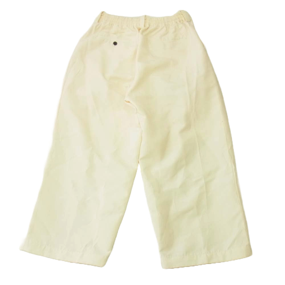MAISON SPECIAL メゾンスペシャル 11232461203 Multi Fabric Two-tuck Wide Pants タック ワイド パンツ オフホワイト系 1【中古】