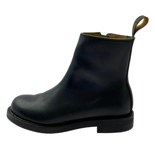 ROLLING DUB TRIO ローリングダブトリオ RDT-A14 CASPER キャスパー レザー緑茶芯  サイドジップ ブーツ ブラック系 26.5cm【極上美品】【中古】