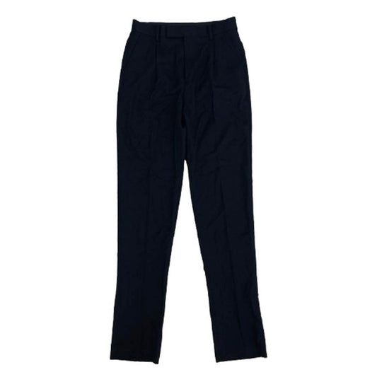 WACKO MARIA ワコマリア × DORMEUIL ドーメル 1タック テーパード スラックスパンツ ブラック系 S【中古】