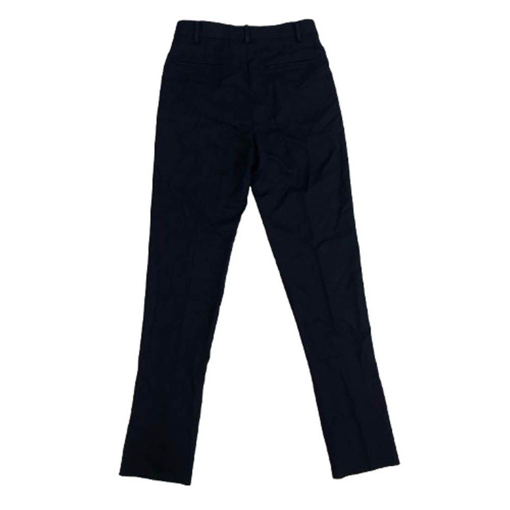WACKO MARIA ワコマリア × DORMEUIL ドーメル 1タック テーパード スラックスパンツ ブラック系 S【中古】