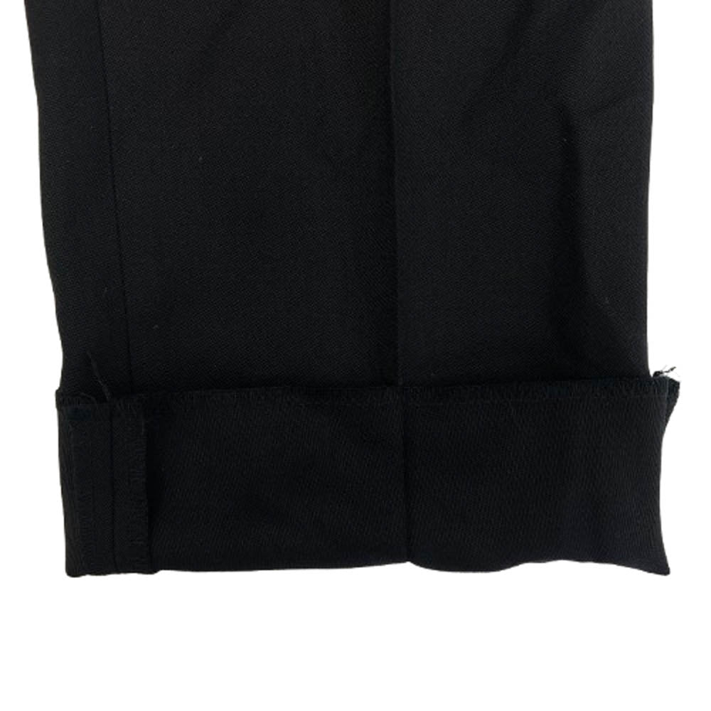 WACKO MARIA ワコマリア × DORMEUIL ドーメル 1タック テーパード スラックスパンツ ブラック系 S【中古】