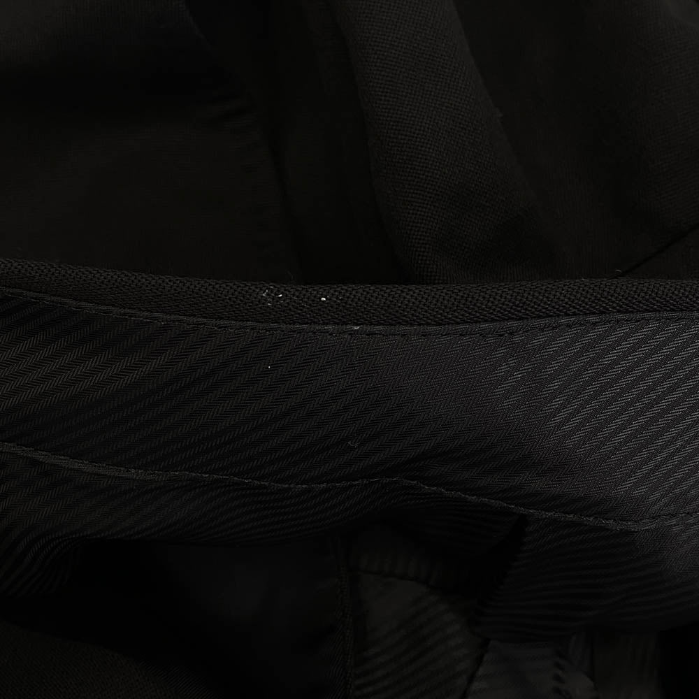 WACKO MARIA ワコマリア × DORMEUIL ドーメル 1タック テーパード スラックスパンツ ブラック系 S【中古】