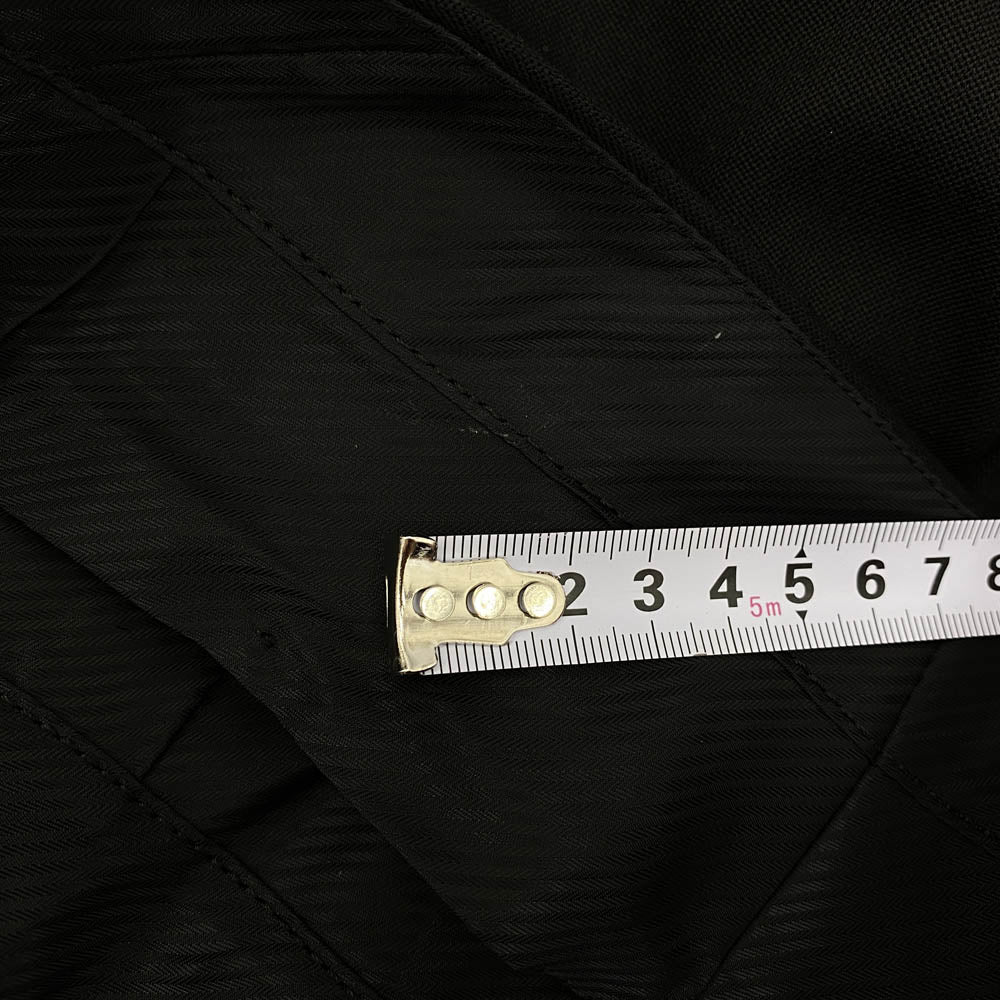 WACKO MARIA ワコマリア × DORMEUIL ドーメル 1タック テーパード スラックスパンツ ブラック系 S【中古】