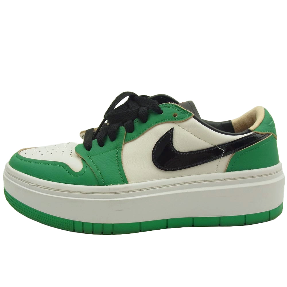NIKE ナイキ DQ8394-301 Women's Air Jordan 1 Low Elevate Lucky Green ウィメンズ エアジョーダン1 ロー エレベート ラッキーグリーン スニーカー グリーン系 25.5cm【中古】