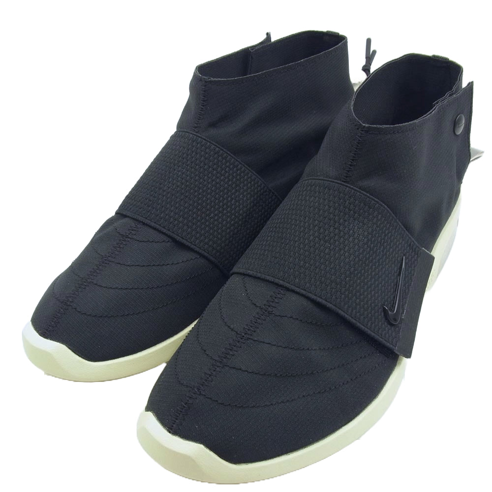 NIKE ナイキ AT8086-002 × Fear Of God フィアオブゴッド Air Moccasin Black エアモカシン スニーカー ブラック系 27cm【極上美品】【中古】