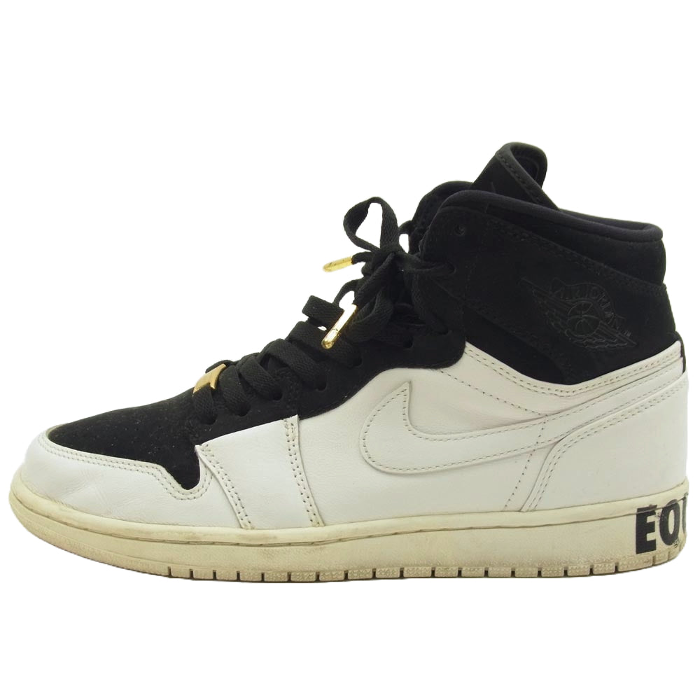 NIKE ナイキ AQ7474-001 Air Jordan 1 Retro High Equality Black History Month 2018 エアジョーダン1 ハイ イクアリティ ブラック ヒストリー マンス 2018 スニーカー ブラック系 27cm【中古】