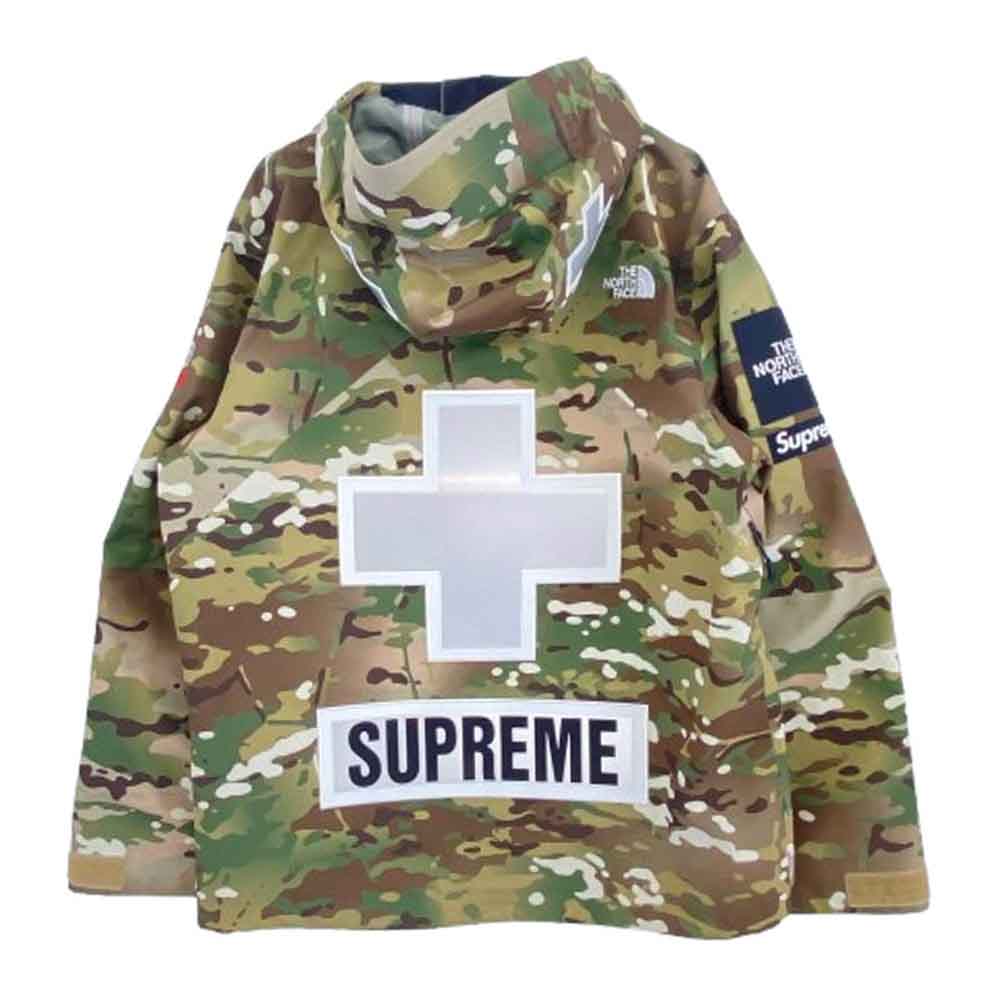 Supreme シュプリーム 22SS NP02200I × The North Face ノースフェイス Summit Series Rescue Mountain Pro Jacket サミット シリーズ レスキュー マウンテン プロ ジャケット カーキ系 S【美品】【中古】