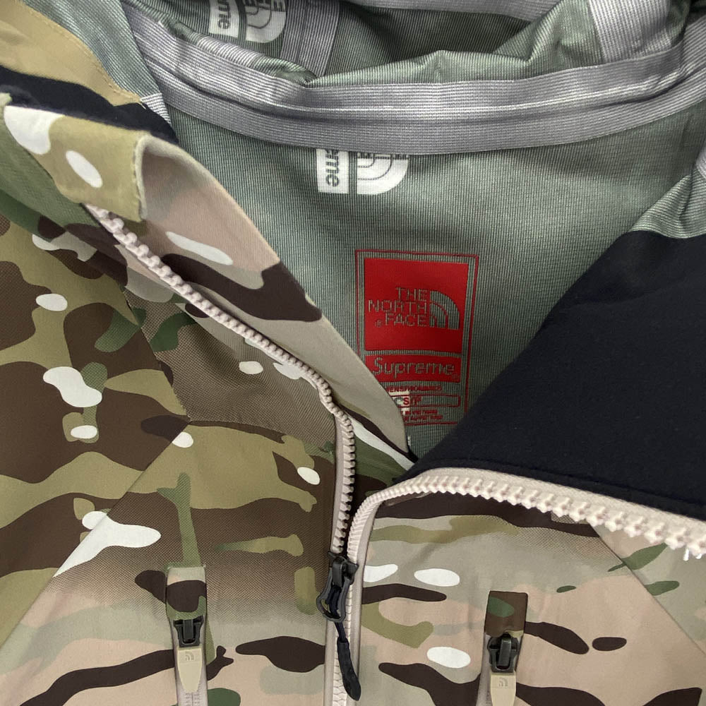 Supreme シュプリーム 22SS NP02200I × The North Face ノースフェイス Summit Series Rescue Mountain Pro Jacket サミット シリーズ レスキュー マウンテン プロ ジャケット カーキ系 S【美品】【中古】