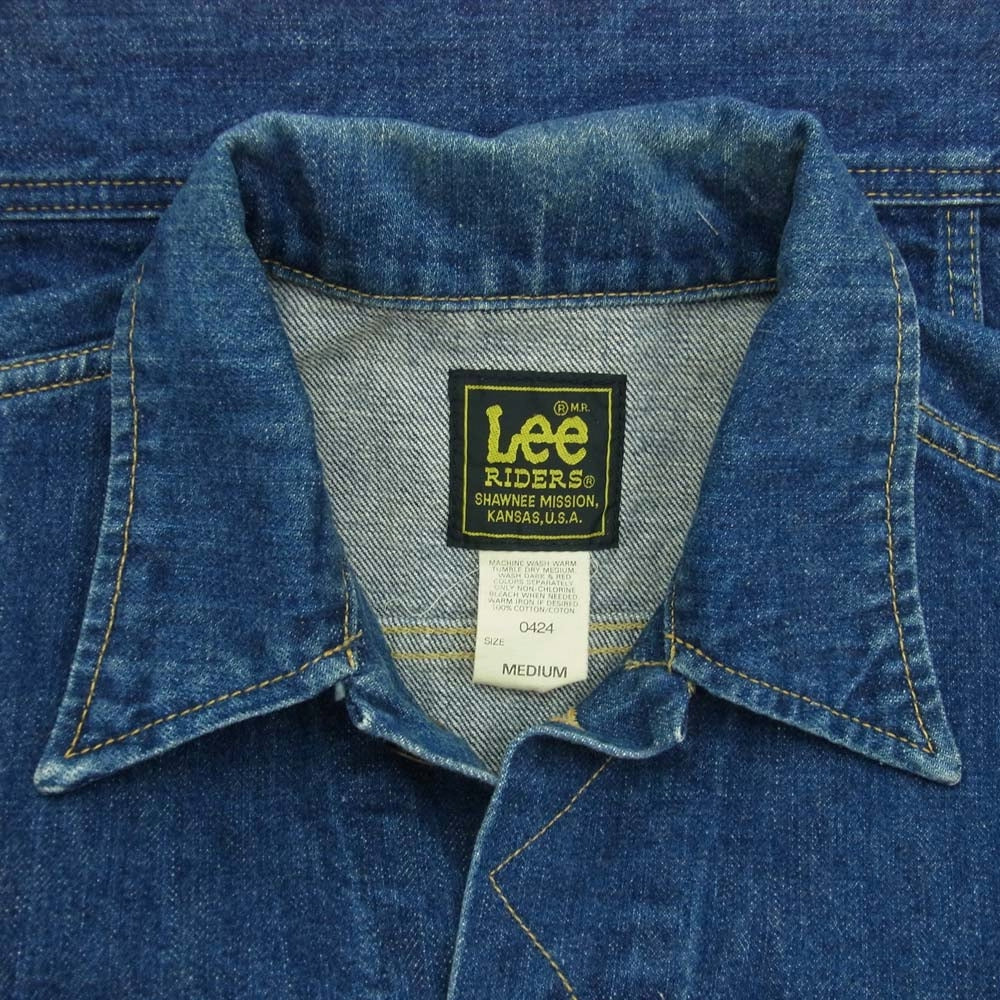 Lee リー RIDERS リーライダース デニム ジャケット インディゴブルー