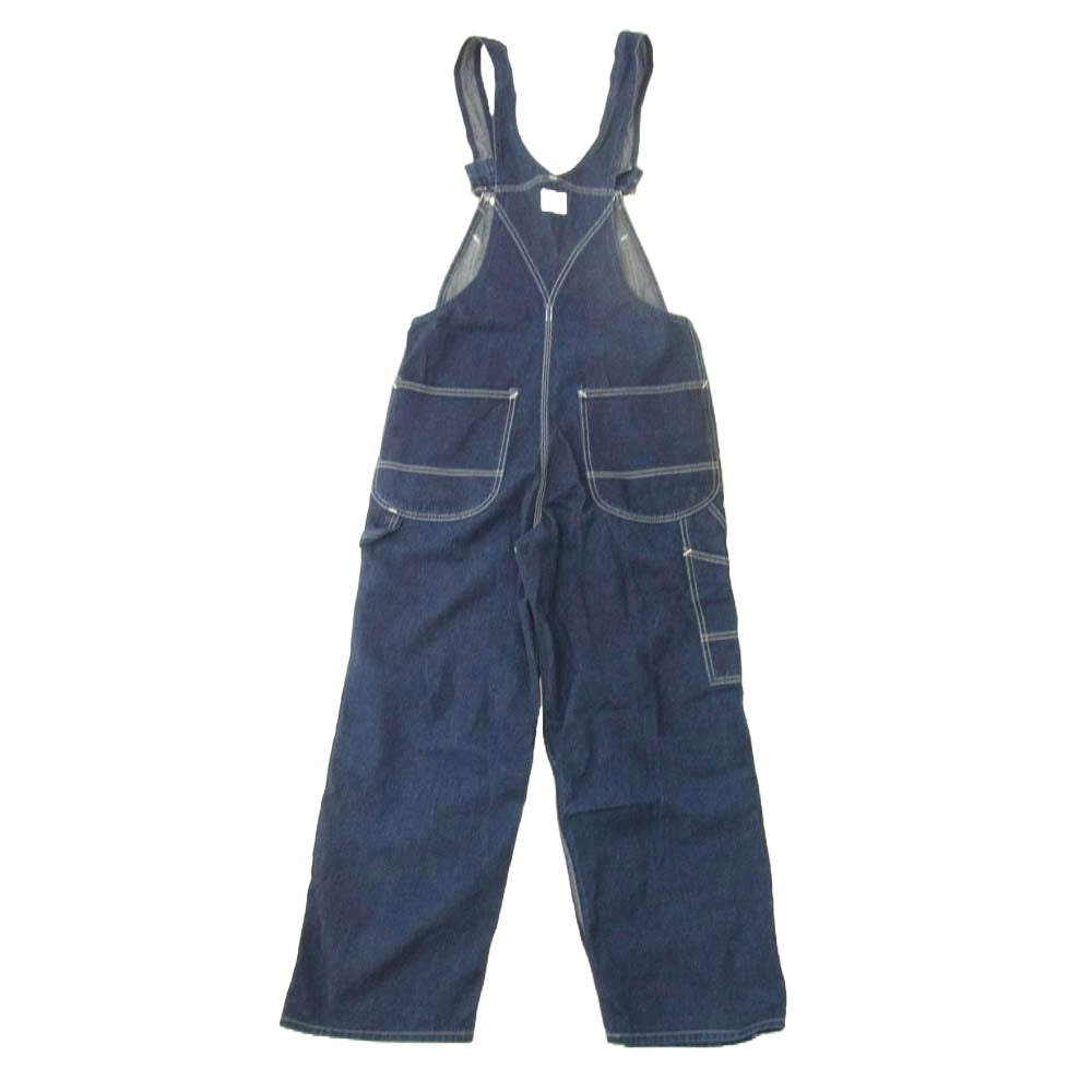 Lee リー 254 デニム オーバーオール サロペット インディゴブルー系 28×33【中古】