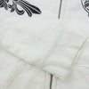 CHROME HEARTS クロムハーツ（原本無） ホースシュー フローラルクロス プリント ジップパーカー キッズ 子供用 ホワイト系 6Y【中古】