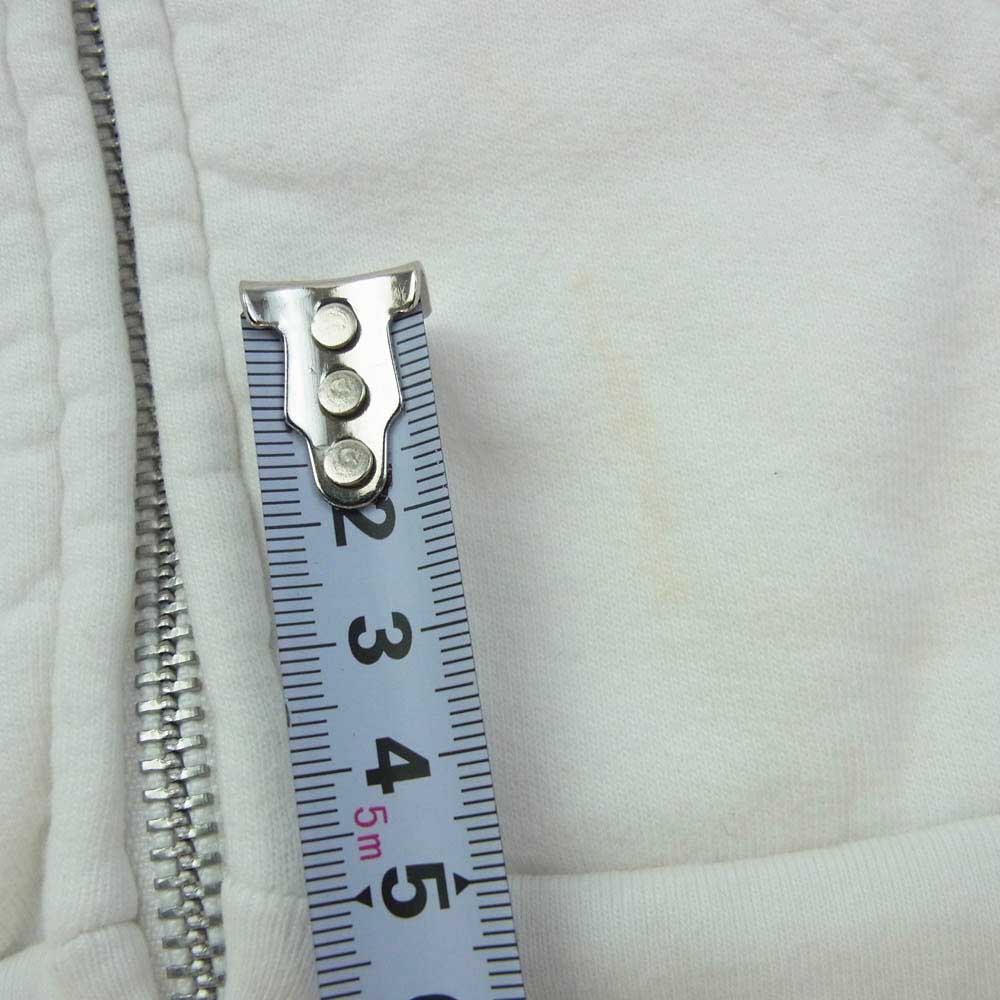 CHROME HEARTS クロムハーツ（原本無） ホースシュー フローラルクロス プリント ジップパーカー キッズ 子供用 ホワイト系 6Y【中古】