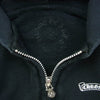 CHROME HEARTS クロムハーツ（原本無） セメタリークロス プリント ジップパーカー キッズ 子供用 ブラック系 2T【中古】
