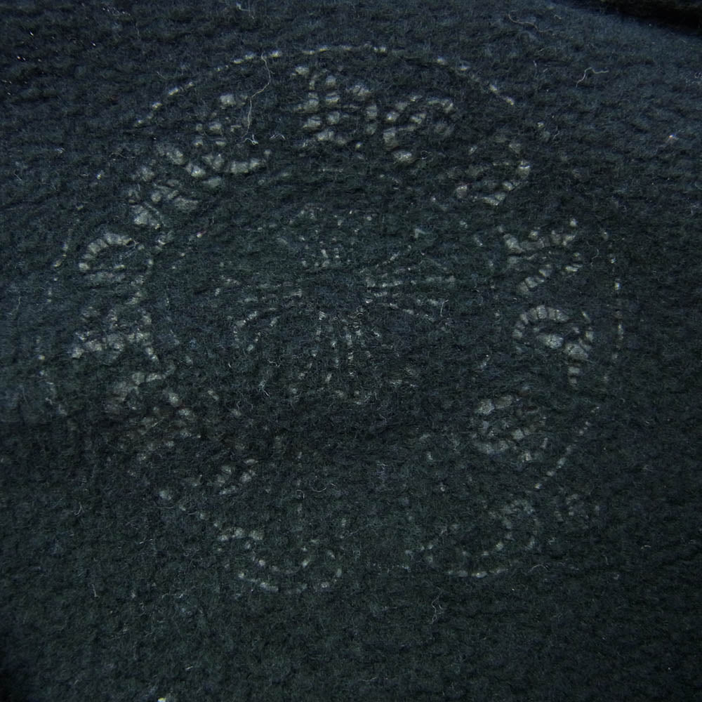 CHROME HEARTS クロムハーツ（原本無） セメタリークロス プリント ジップパーカー キッズ 子供用 ブラック系 2T【中古】