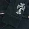 CHROME HEARTS クロムハーツ（原本無） セメタリークロス プリント ジップパーカー キッズ 子供用 ブラック系 2T【中古】