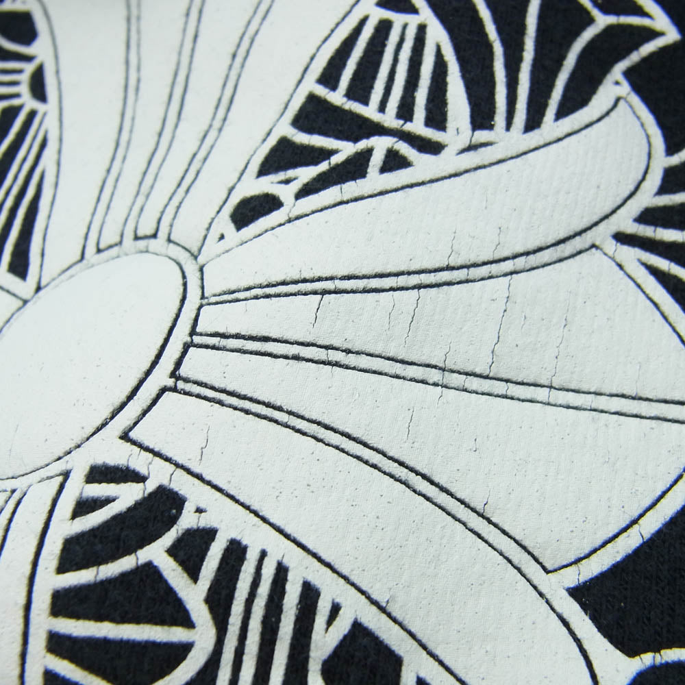 CHROME HEARTS クロムハーツ（原本無） セメタリークロス プリント ジップパーカー キッズ 子供用 ブラック系 2T【中古】