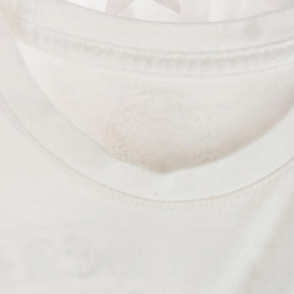 CHROME HEARTS クロムハーツ（原本無） OLD Scroll Label Star オールド バックスクロールラベル スタープリント Tシャツ 半袖カットソー ホワイト系 S【中古】