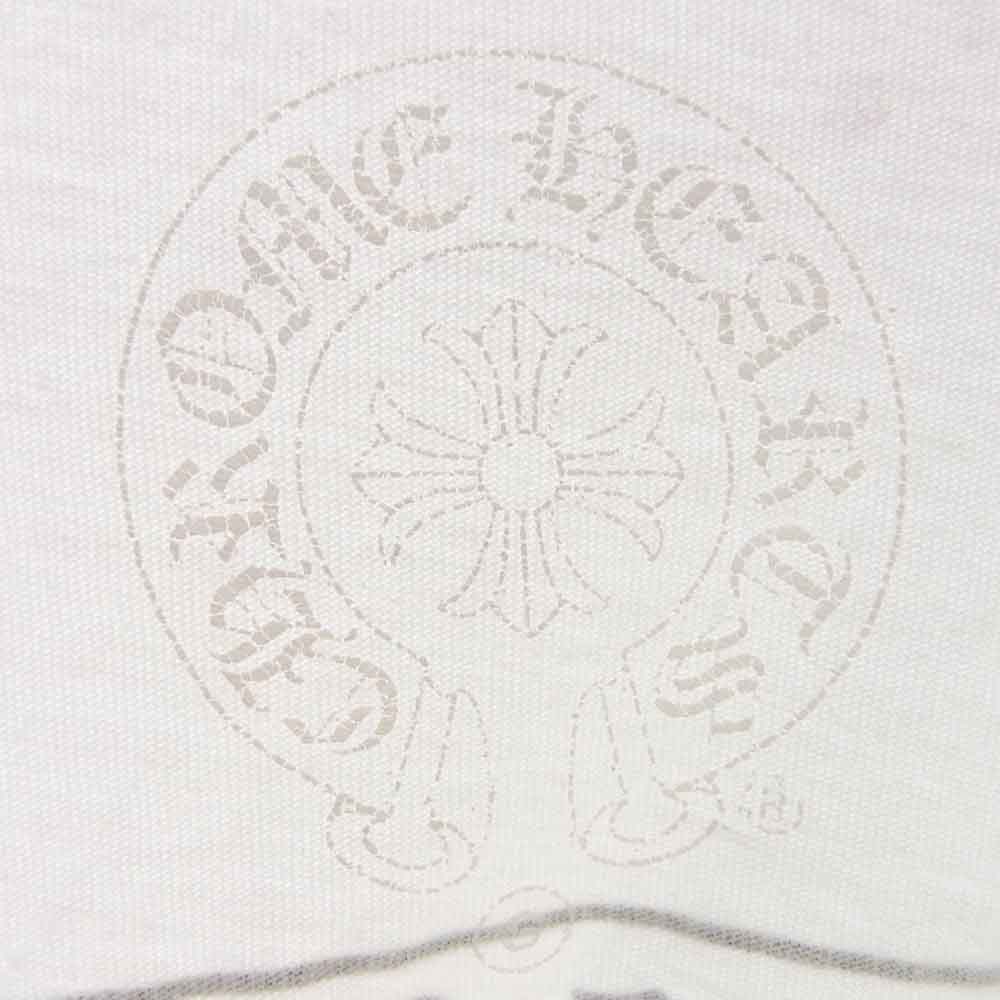 CHROME HEARTS クロムハーツ（原本無） OLD Scroll Label Star オールド バックスクロールラベル スタープリント Tシャツ 半袖カットソー ホワイト系 S【中古】