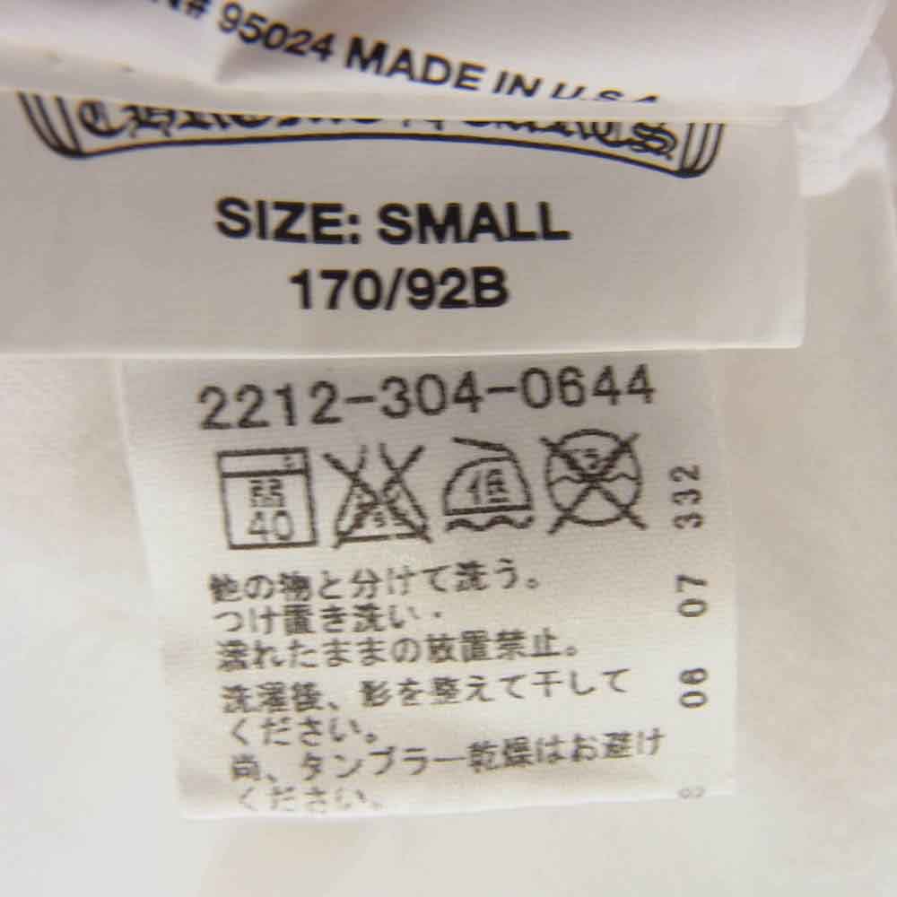 CHROME HEARTS クロムハーツ（原本無） OLD Scroll Label Star オールド バックスクロールラベル スタープリント Tシャツ 半袖カットソー ホワイト系 S【中古】