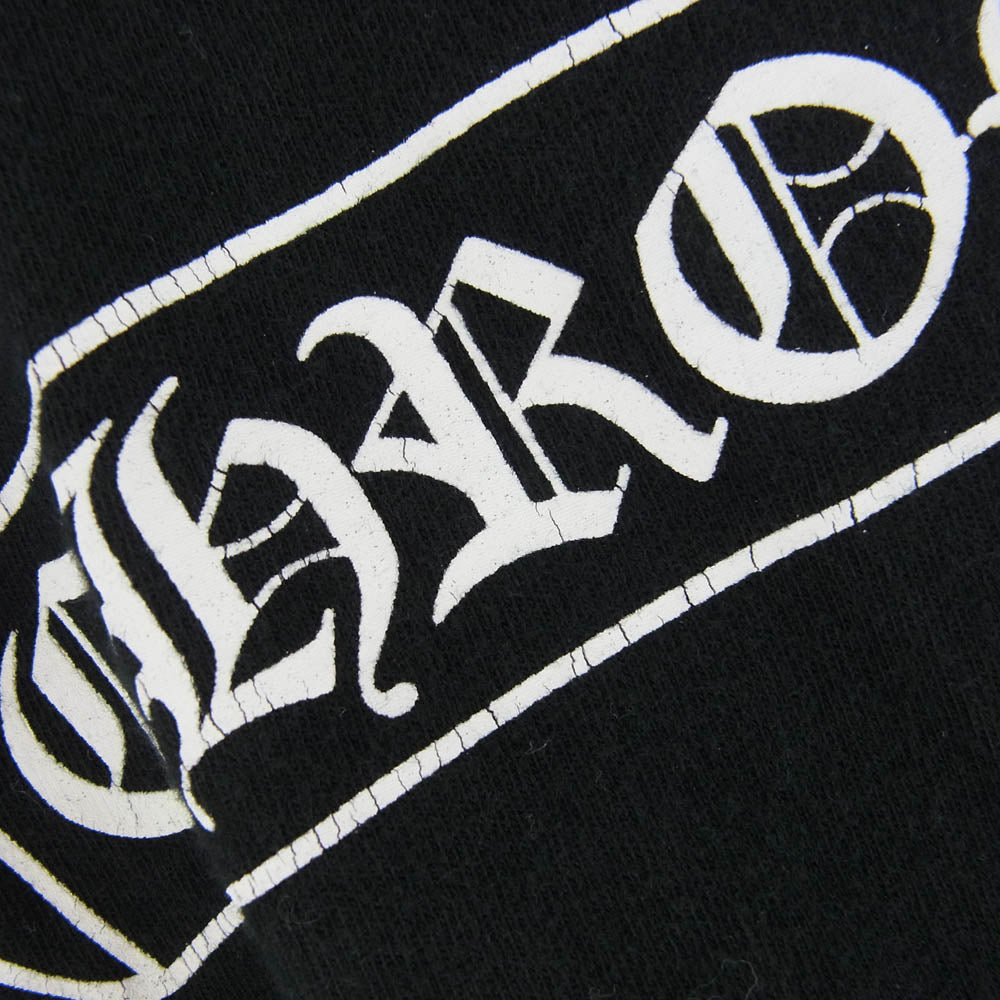 CHROME HEARTS クロムハーツ（原本無） スクロールラベル プリント ポケット Tシャツ 半袖カットソー ブラック ブラック系 M【中古】