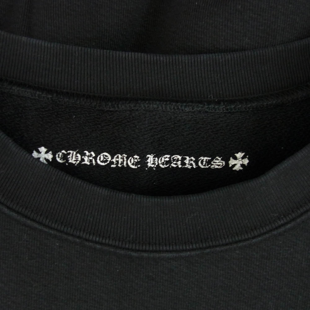 CHROME HEARTS クロムハーツ（原本無） × MATTY BOY マッティーボーイ PPO PRETENSE SWEAT プリテンス バックプリント スウェット ブラック系 M【中古】